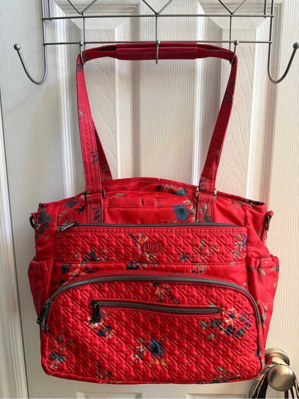 Lug Windjammer Tote/Crossbody - Bouquet Red